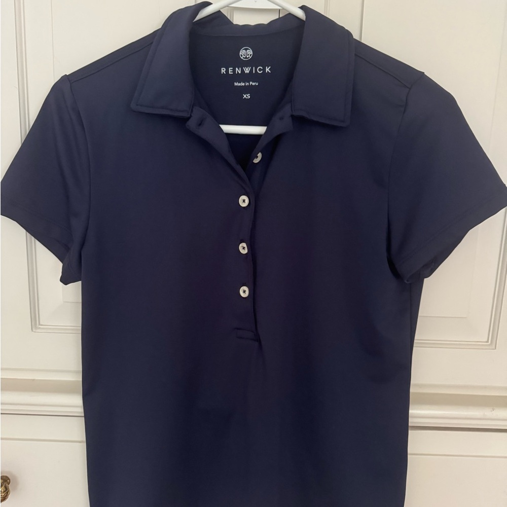 Women's Navy polo shirt